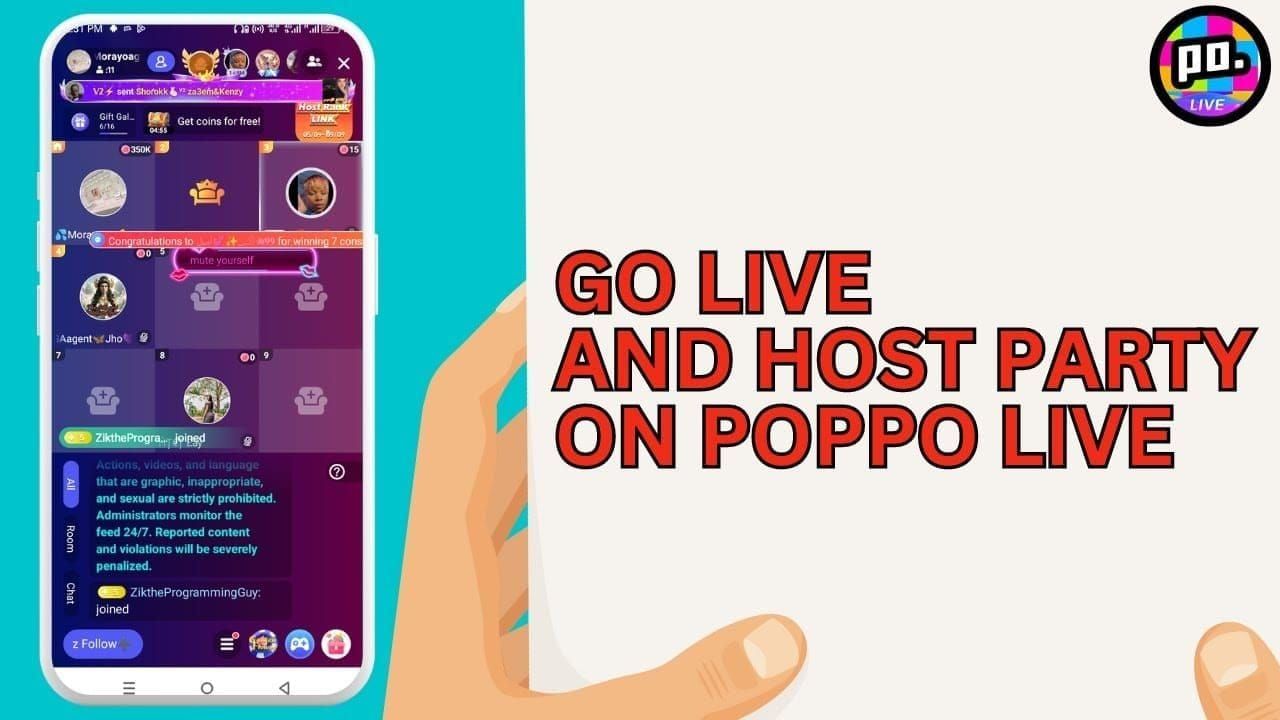 Руководство по ручному получению сундука с сокровищами в Poppo Live