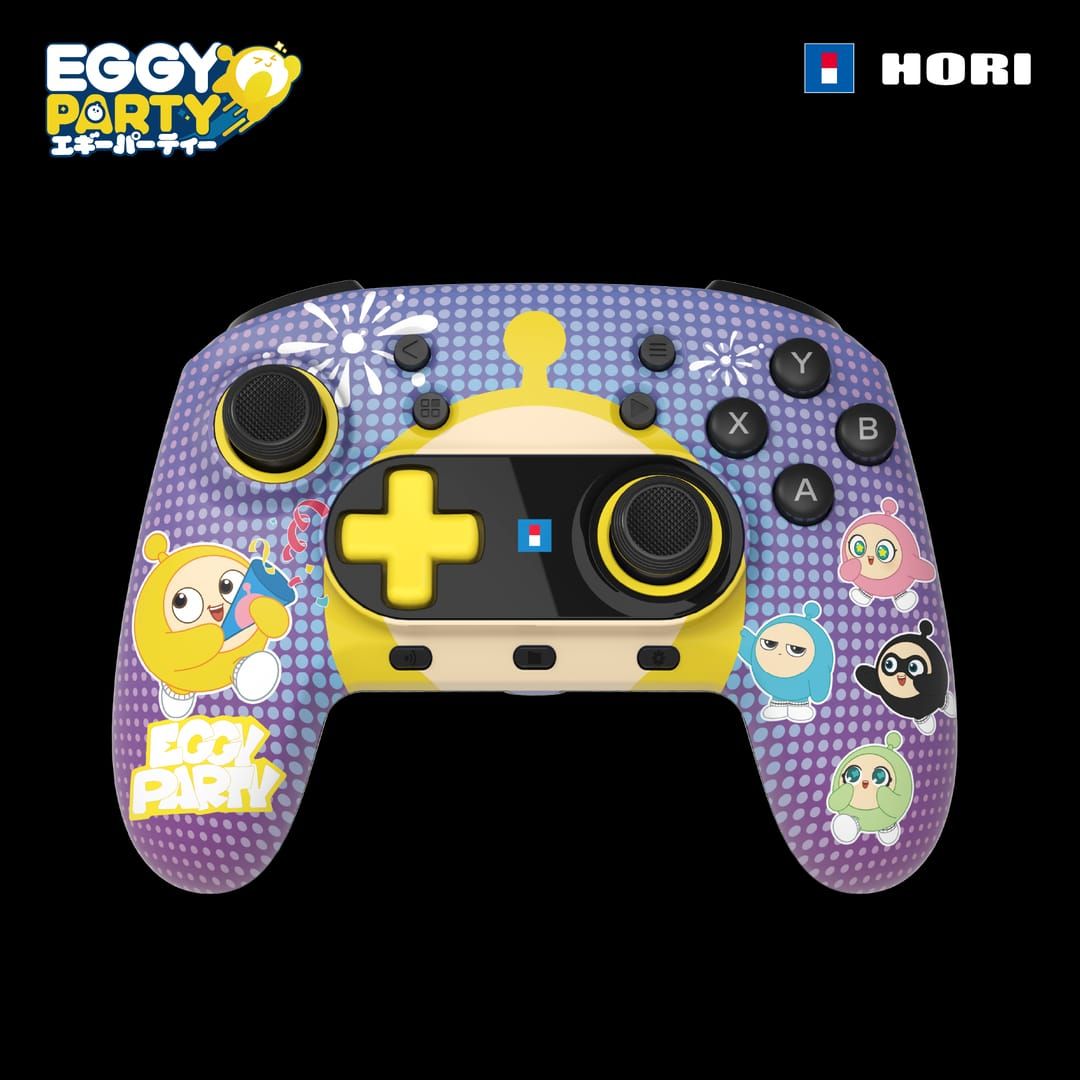 Eggy Party Switch controller remapping interface with Jump on R, Invincible on Y, Gigantify on X