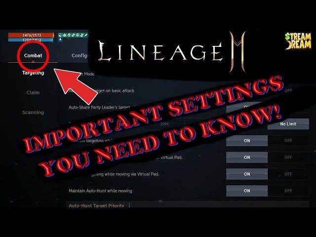 Lineage M Best Settings Guide for 60 FPS and 24/7 Battery