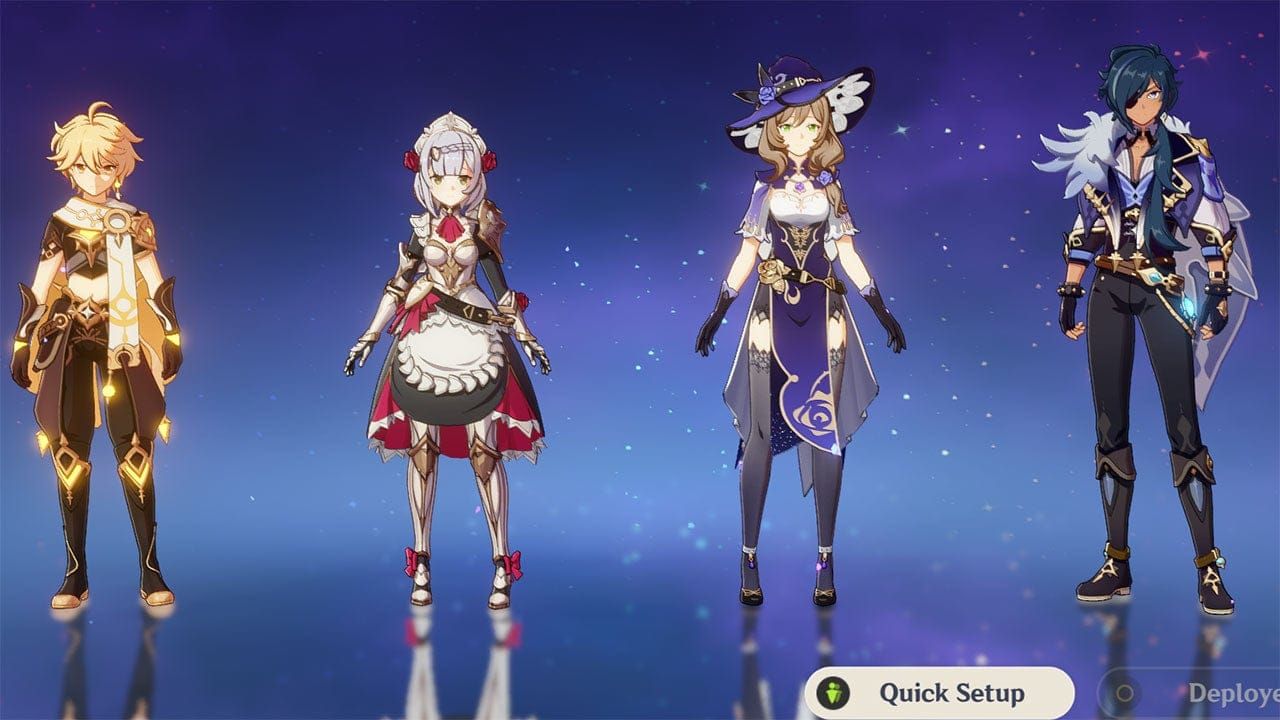 Recommended team composition for Ризли freeze teams in Genshin Impact