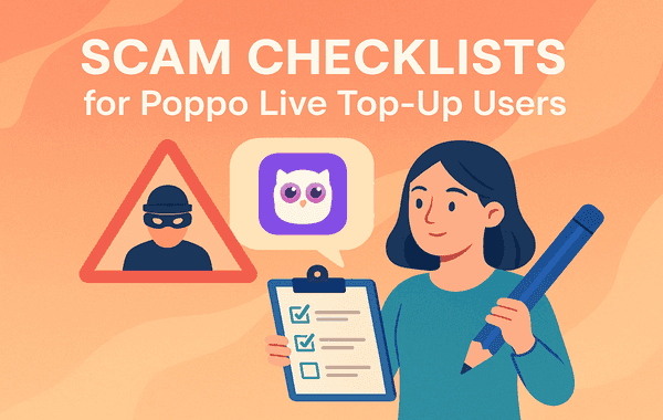 Контрольный список безопасности Poppo Live для выявления мошенничества с замком HTTPS и красными флагами