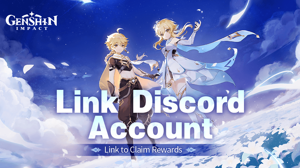 HoYoverse account linking interface screen in Genshin Impact