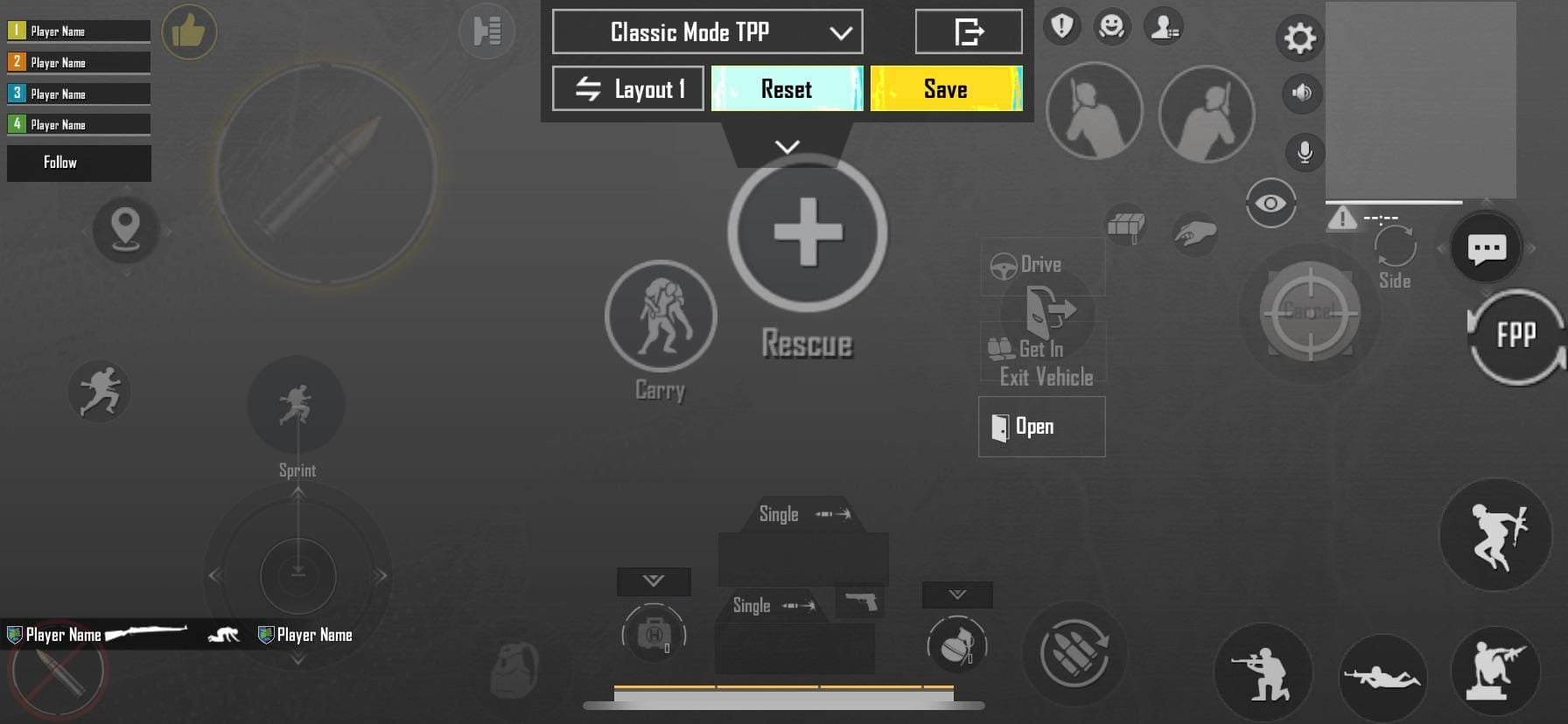 PUBG Mobile control layout import menu guide