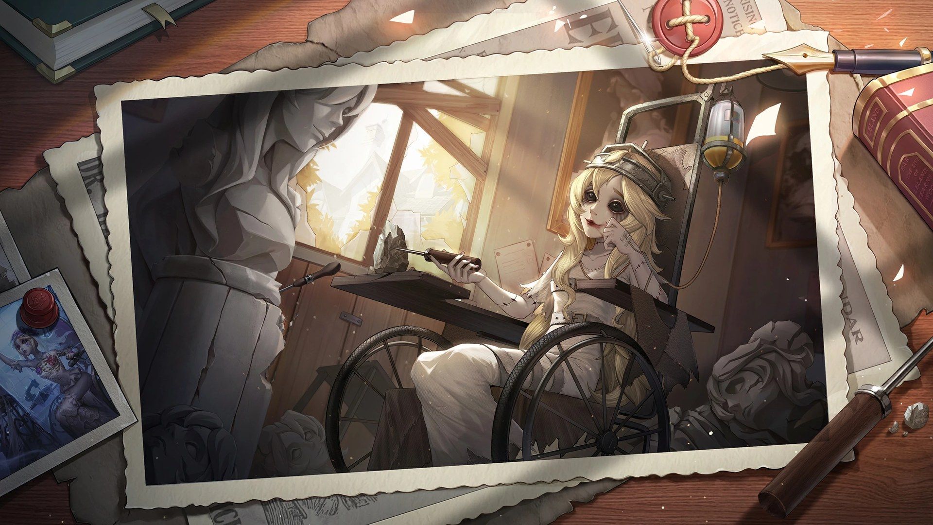 Sculptor Galatea Identity V hunter official art beginner ranked pick