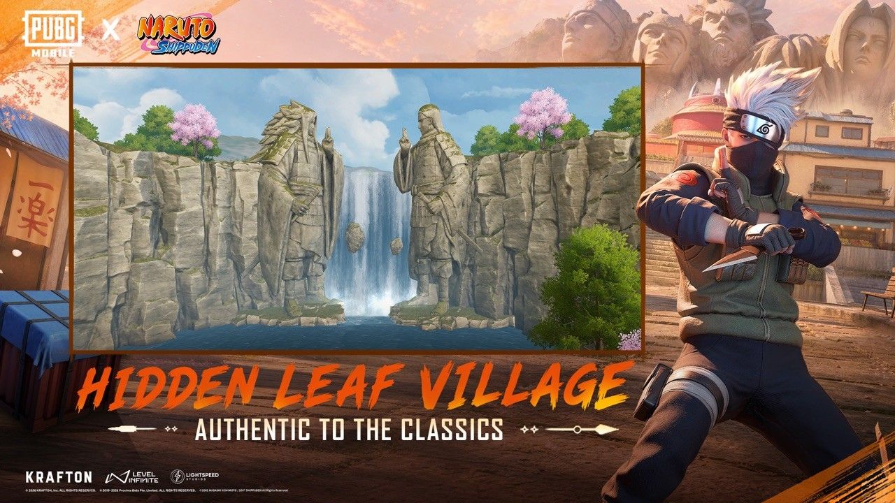 PUBG Mobile Classic map landscape Hidden Leaf Village Version 4.5