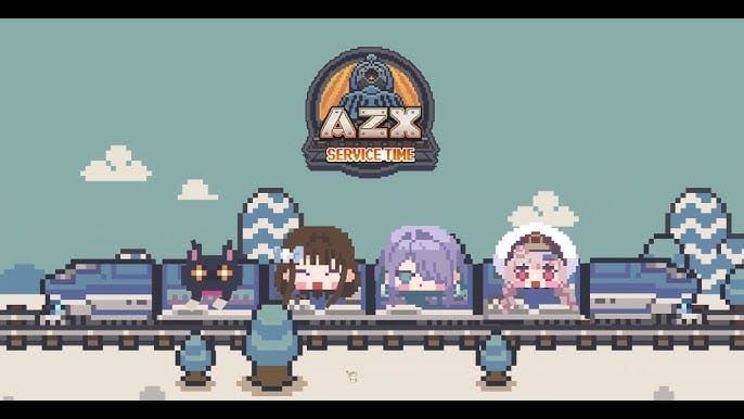 Мини-игра NIKKE AZX Service Time, показывающая интерфейс головоломки на совпадение чисел и награды в виде билетов