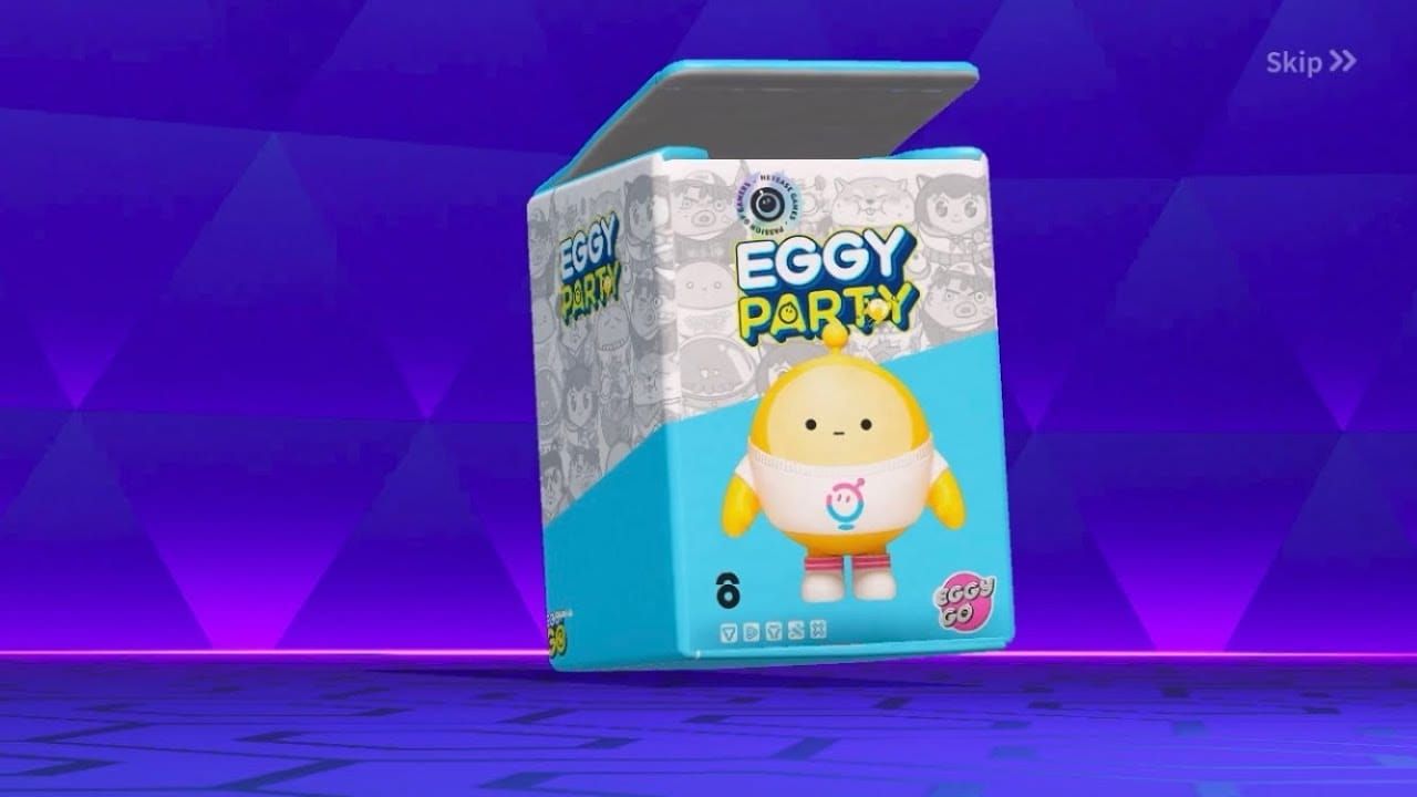 Интерфейс Supreme Mystery Box в Eggy Party, отображающий шансы выпадения, механику «жалости» и стоимость валюты