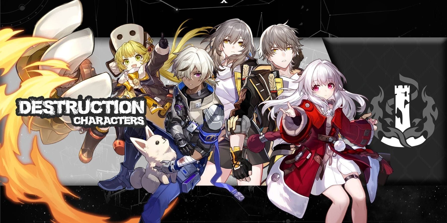 Honkai Star Rail Destruction Path characters including Blade, Clara, and Firefly