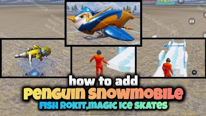 PUBG Mobile Snowmobiles vs Ice Skates comparison chart