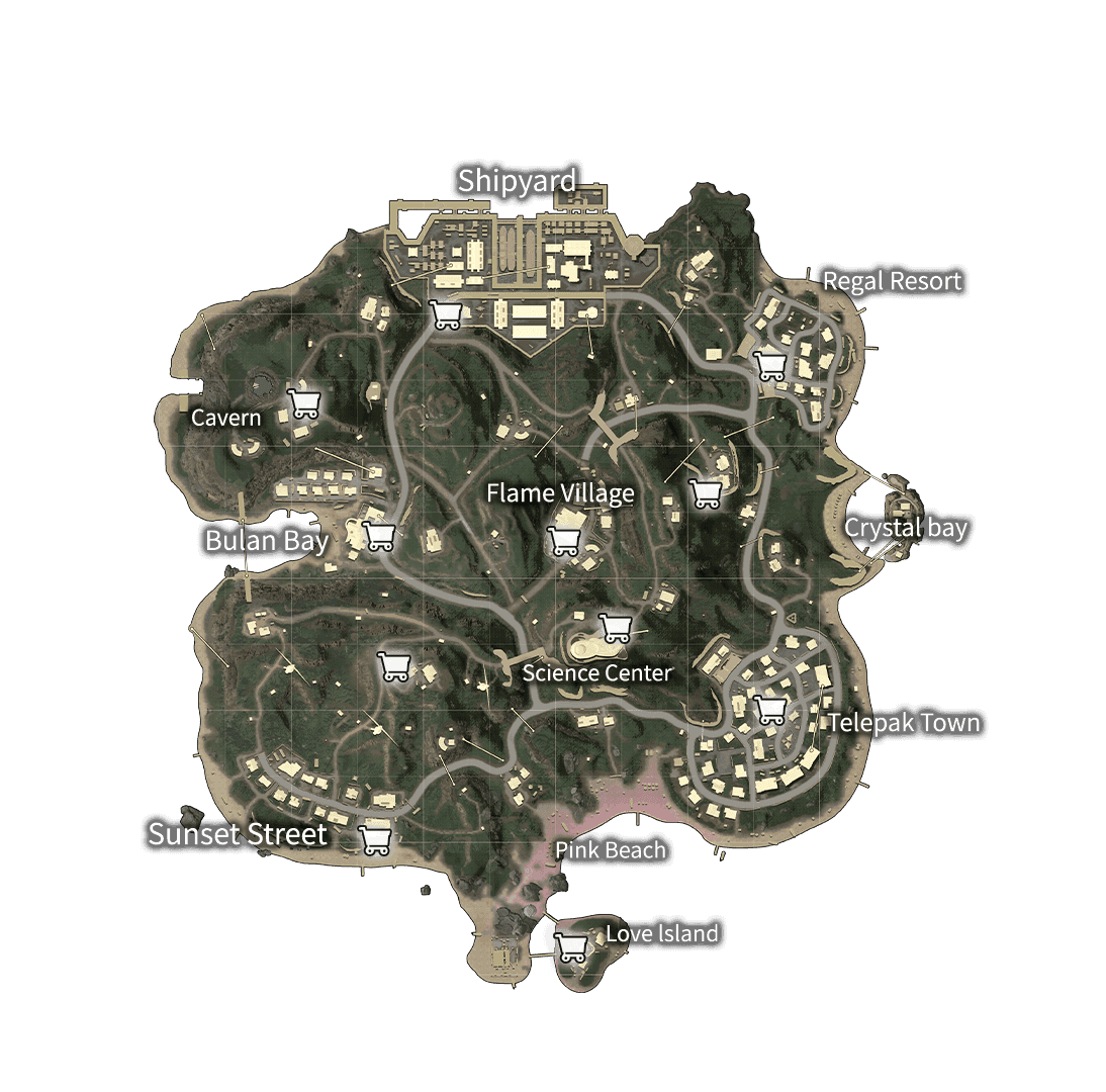 Лучшие места для высадки в PUBG Mobile: Гайд по Нусе и Ливику 2025