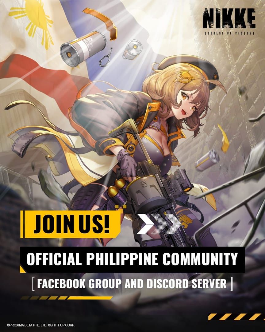Official NIKKE social media channels showing code announcements and community updates