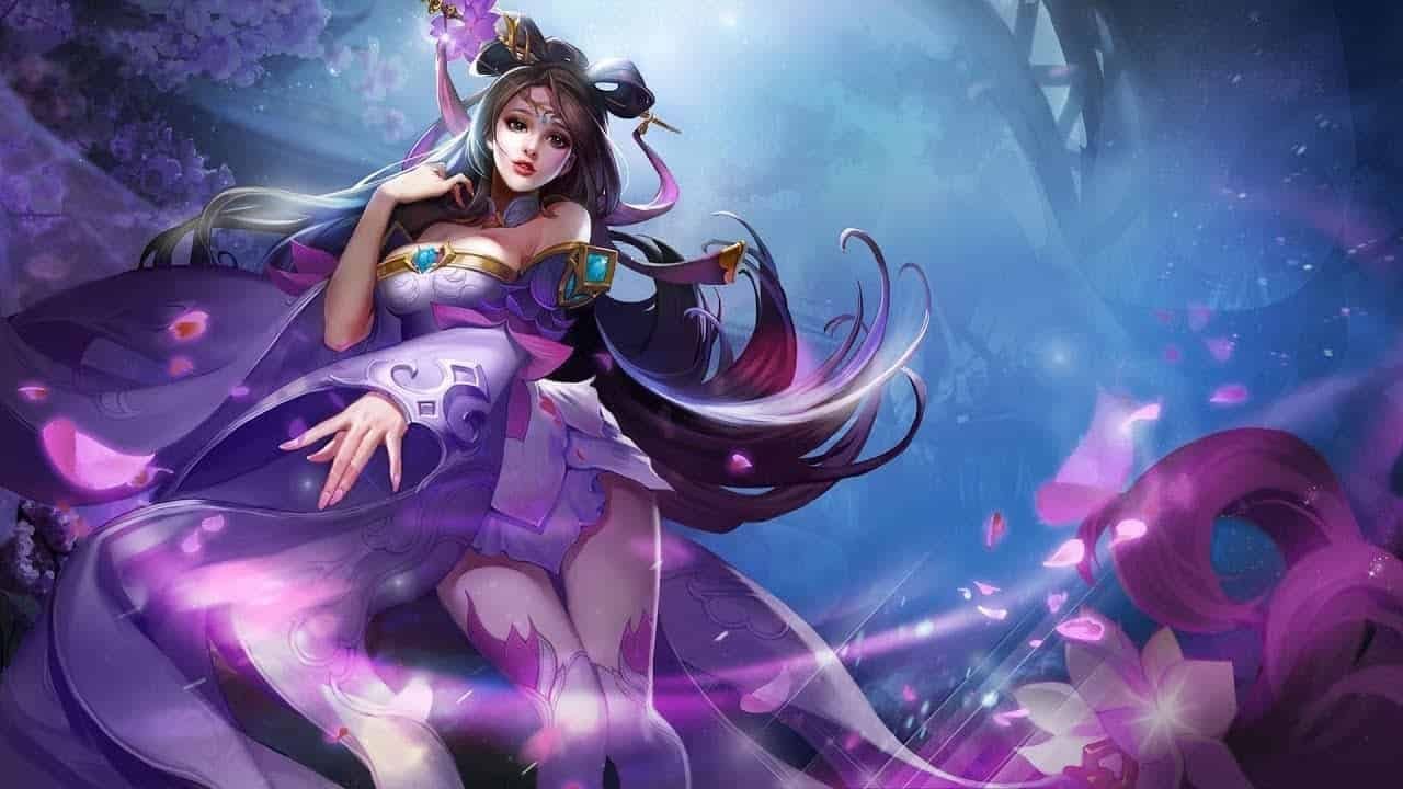 Honor of Kings character artworks of Li Bai and Diaochan for optimal relationship farming
