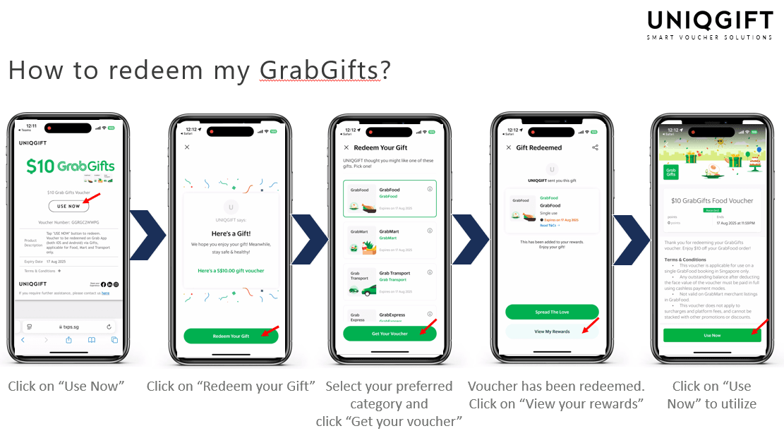 How to recharge GrabGifts Cash Voucher (PH)