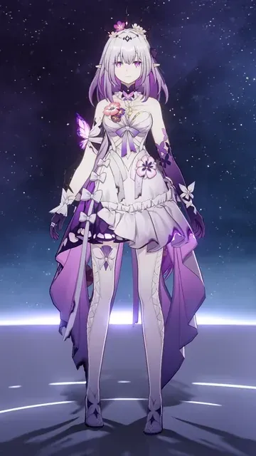 Honkai Star Rail Castorice character showcase displaying her Quantum Remembrance abilities