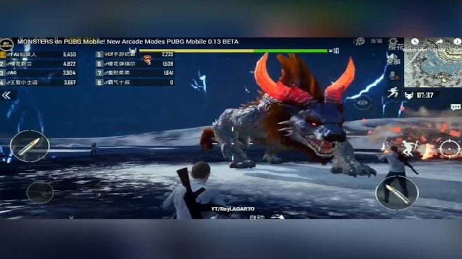 Четыре новых типа монстров в PUBG Mobile World of Wonder: Гигантские Ледяные Драконы, Дымные Зомби, Разделяющиеся Зомби и Механические Гончие