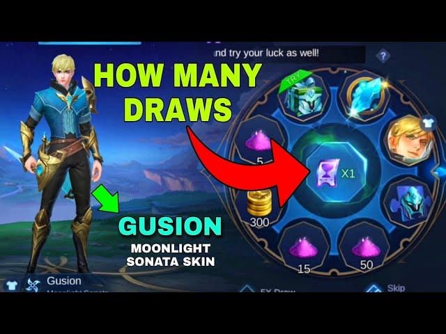 Скриншот результатов гача-прокрутов в событии Mobile Legends Bang Bang Exquisite Collection