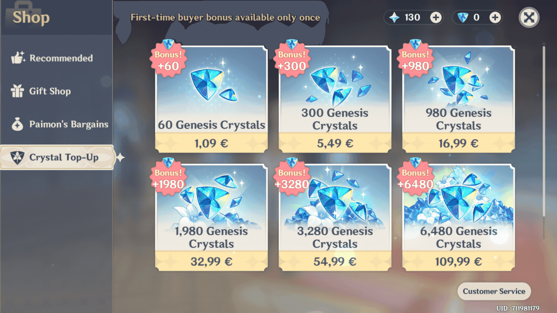 Genshin Impact: How to Buy Genesis Crystals Without a Credit Card (Gift Cards E-wallets Guide)