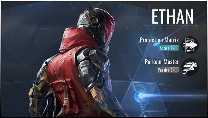 Страйкеры Blood Strike ETHAN и E.M.T, показывающие свои особые способности и характеристики