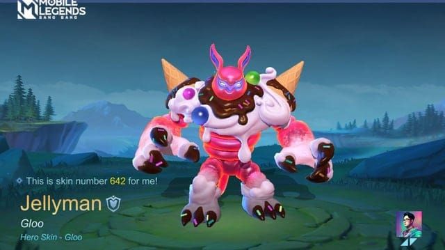 Скриншот игрового процесса Mobile Legends Bang Bang с Глу, демонстрирующий механику прикрепления «разделенного духа»