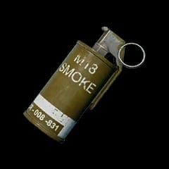 PUBG Mobile inventory with 3 frag grenades and 2 smoke grenades F2P loadout