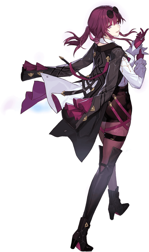 Kafka character from Honkai Star Rail showcasing her DoT enabler abilities