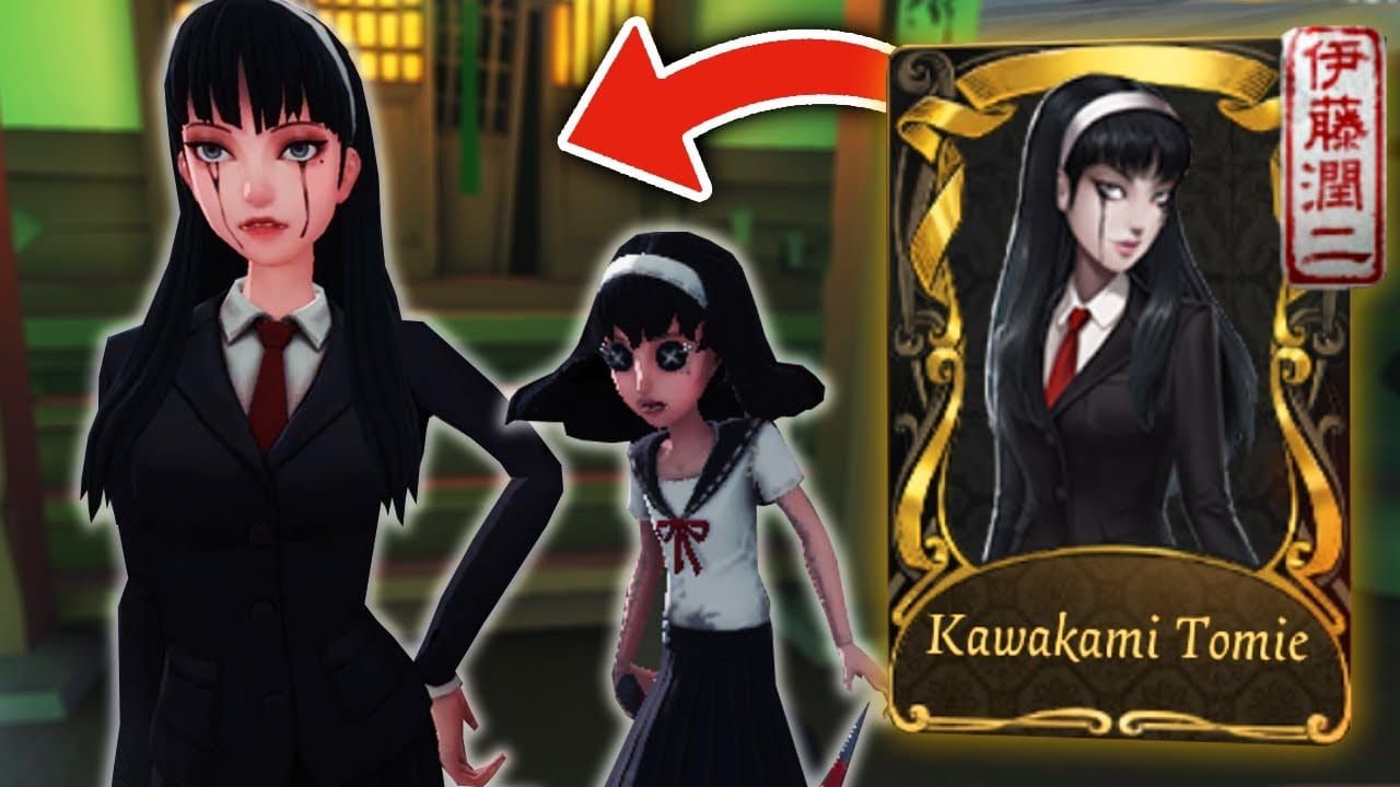 Арт костюма S-класса Каваками Томиэ для Ведьмы снов в Identity V из коллаборации с Дзюндзи Ито