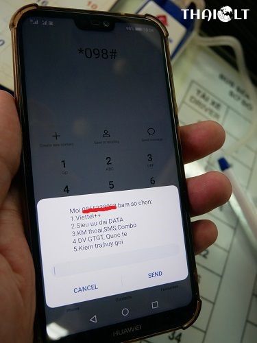 How to recharge 3G Viettel Code (VN)