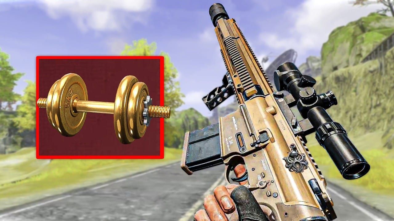 Винтовка G28 в Arena Breakout с прицелом, глушителем и сошками для удержания позиций на дальней дистанции