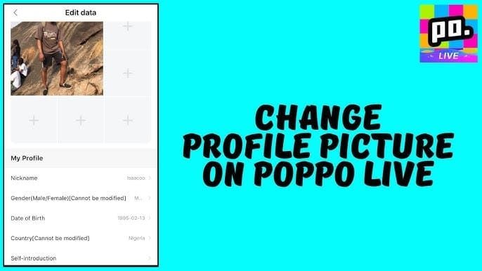 Скриншот профиля приложения Poppo с отображением UID