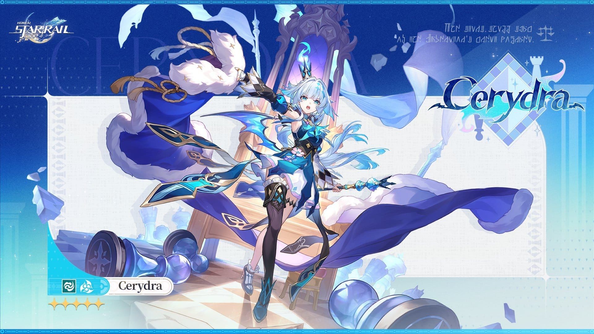 Cerydra's Peerage buff interface showing skill duplication effects in Honkai: Star Rail