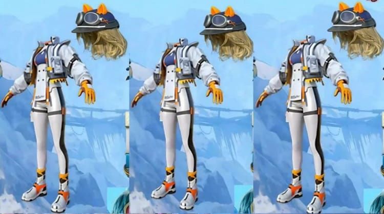 PUBG Mobile A16 Royale Pass Ski Master Set character outfit in winter skiing theme