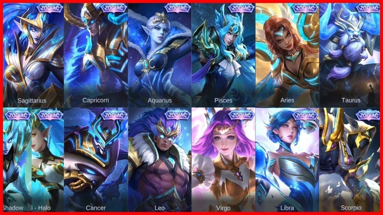 Интерфейс Призыва Зодиака в Mobile Legends Bang Bang, отображающий стоимость 10 COA за прокрутку и систему гаранта.