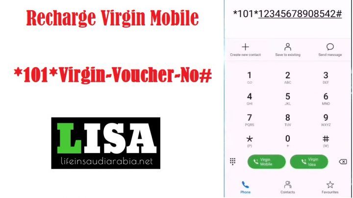 How to recharge Virgin Mobile Recharge Card (SA)