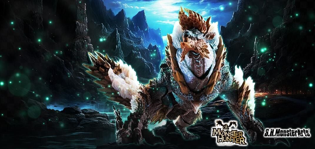 Памятная модель к 20-летию Monster Hunter "S.H.MonsterArts Fire Dragon/Thunder Wolf Dragon" доступна для заказа уже сегодня.