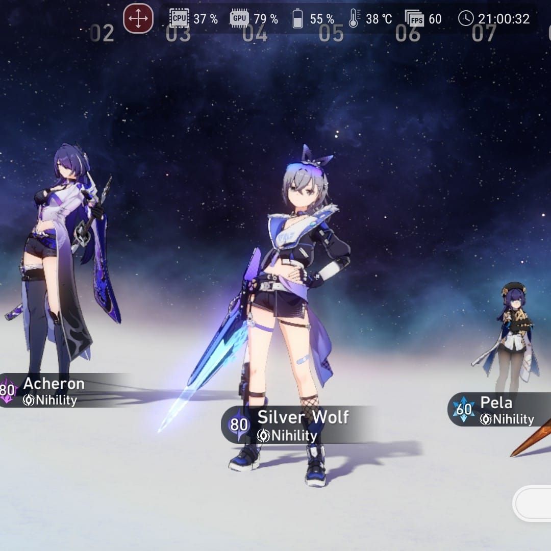 Honkai Star Rail team guide showing Silver Wolf and Acheron synergy for debuff-focused compositions
