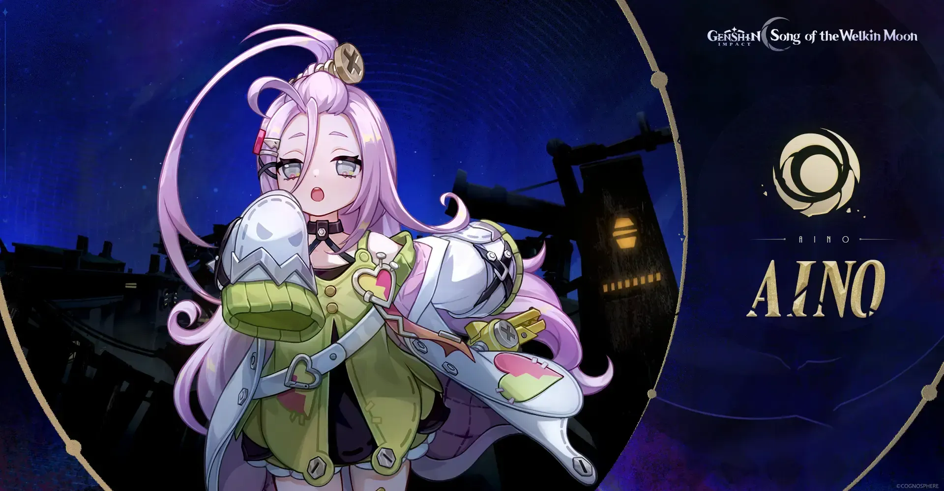 Aino, the Hydro Claymore character from Genshin Impact