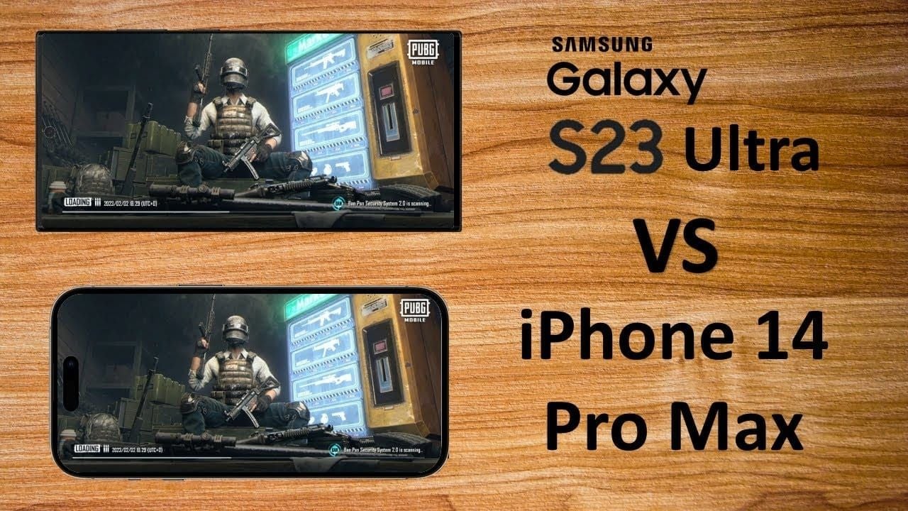 Comparison of Samsung Galaxy S24 Ultra, iPhone 15 Pro, and ASUS ROG Phone 8 Pro running PUBG Mobile