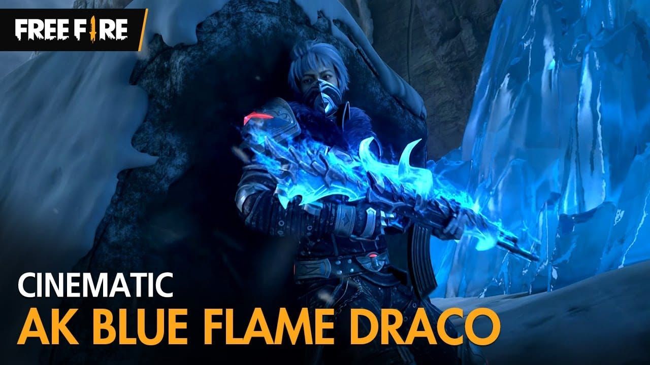 Уровни эволюции Free Fire Draco Blue Flame AK47 и требования к чешуйкам дракона