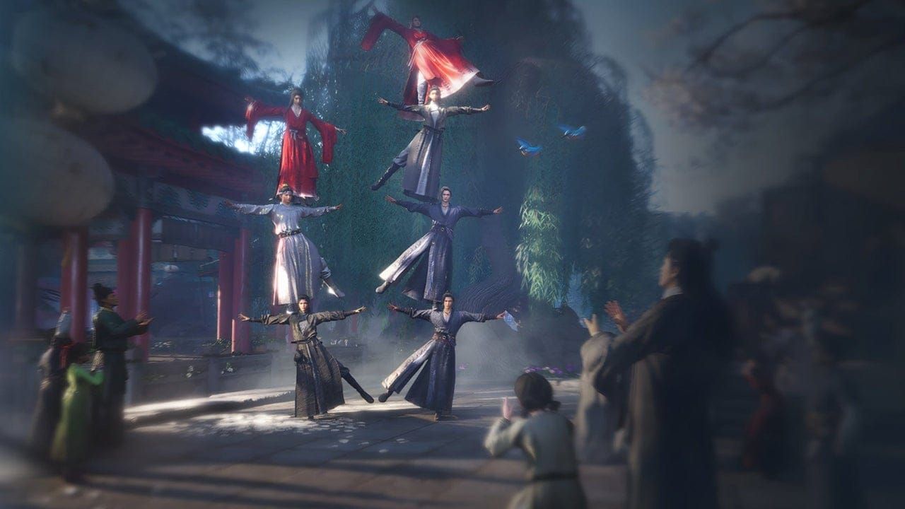 Скриншот мини-игры «Быстрее» из события «Игры боевых искусств Цзянху» в Where Winds Meet