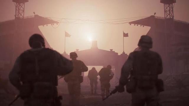 Скриншот Delta Force с боевыми действиями на транспорте в Главе 7 «Марафон Могадишо»