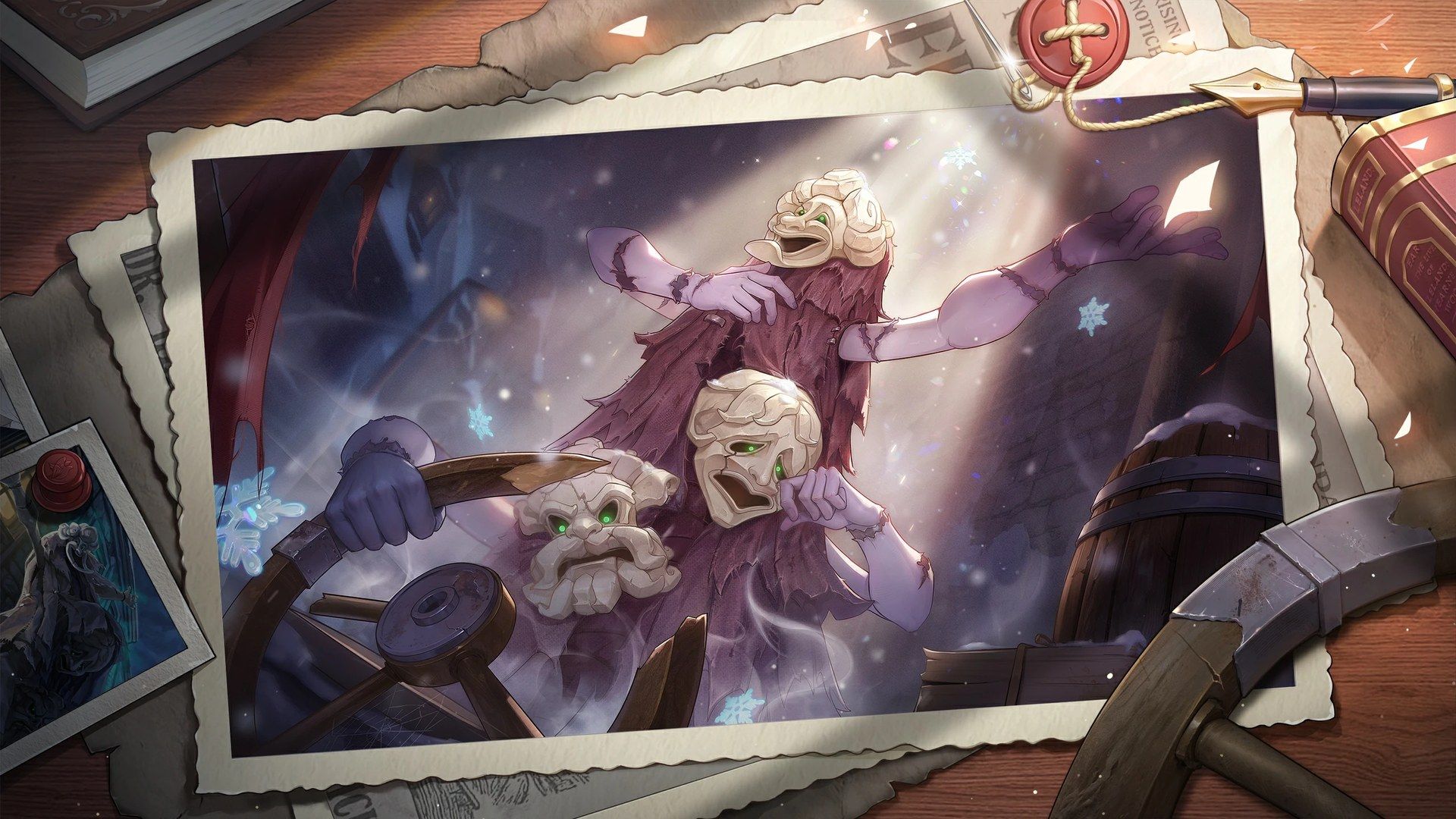 The Breaking Wheel Will Brothers Identity V hunter official art