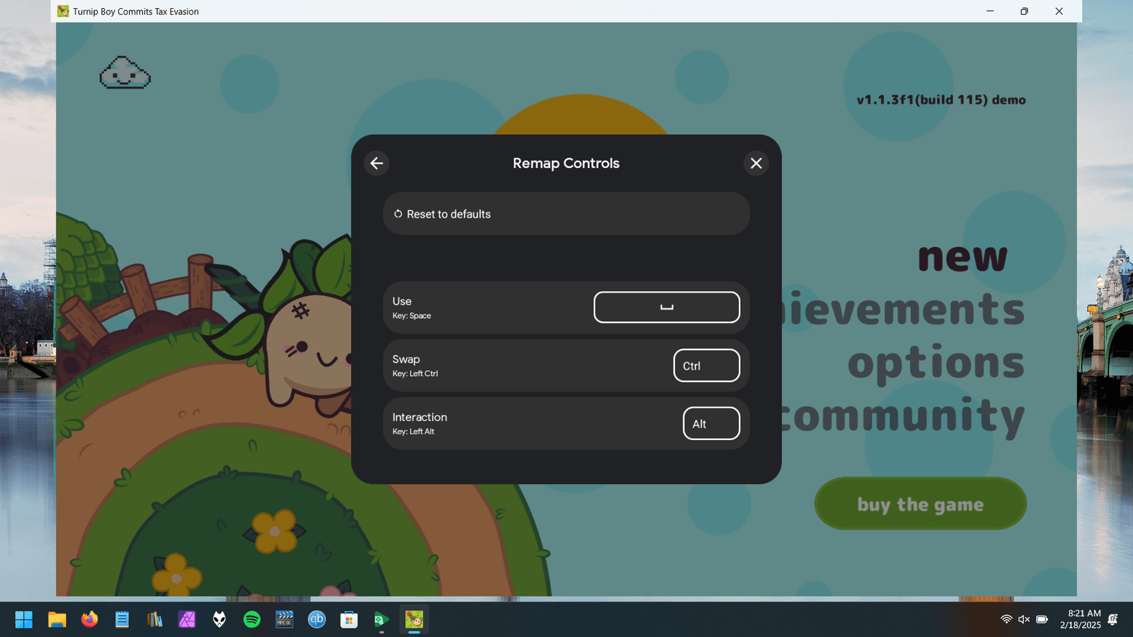 Оверлей маппинга клавиатуры в Google Play Games, показывающий клавиши направления WASD на ПК