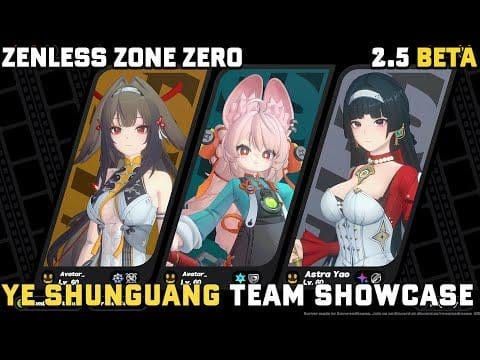Тайминг ротации команды для Чжао и Е Шуньгуан в Zenless Zone Zero