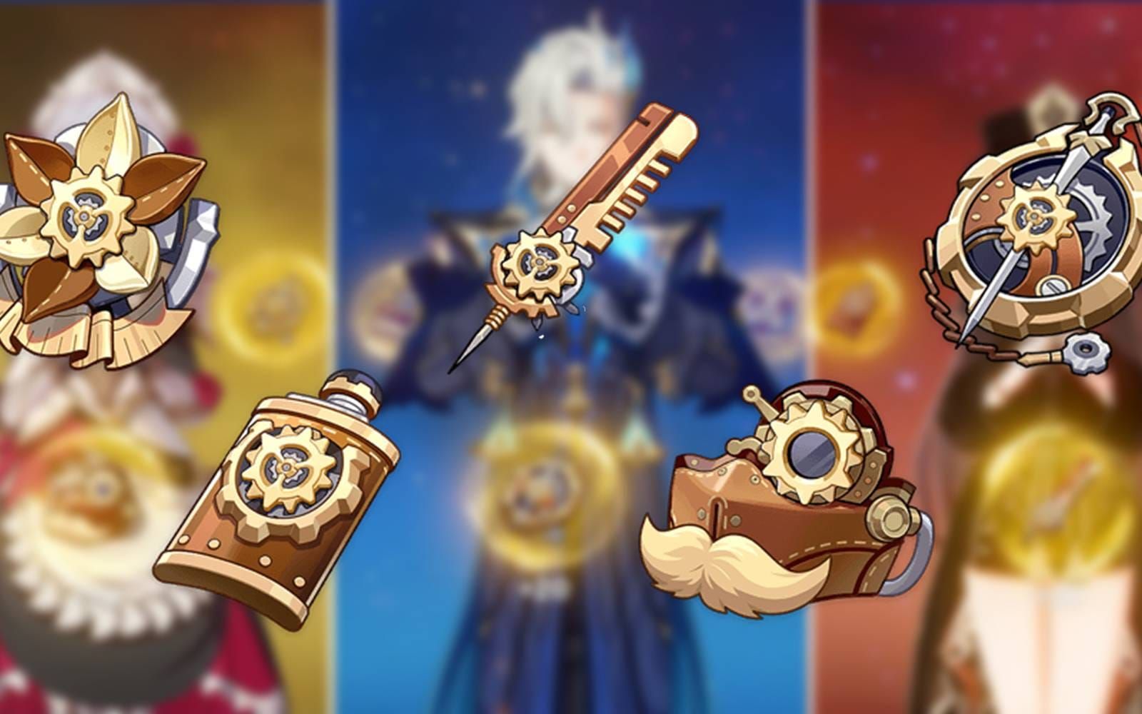 Охотник Сумеречного двора artifact set from Genshin Impact
