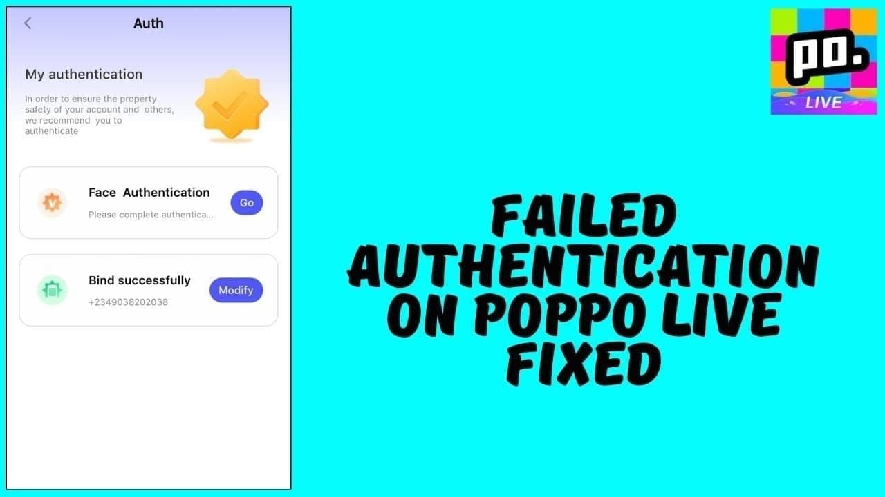 Интерфейс проверки аутентификации Poppo Live 3D Secure