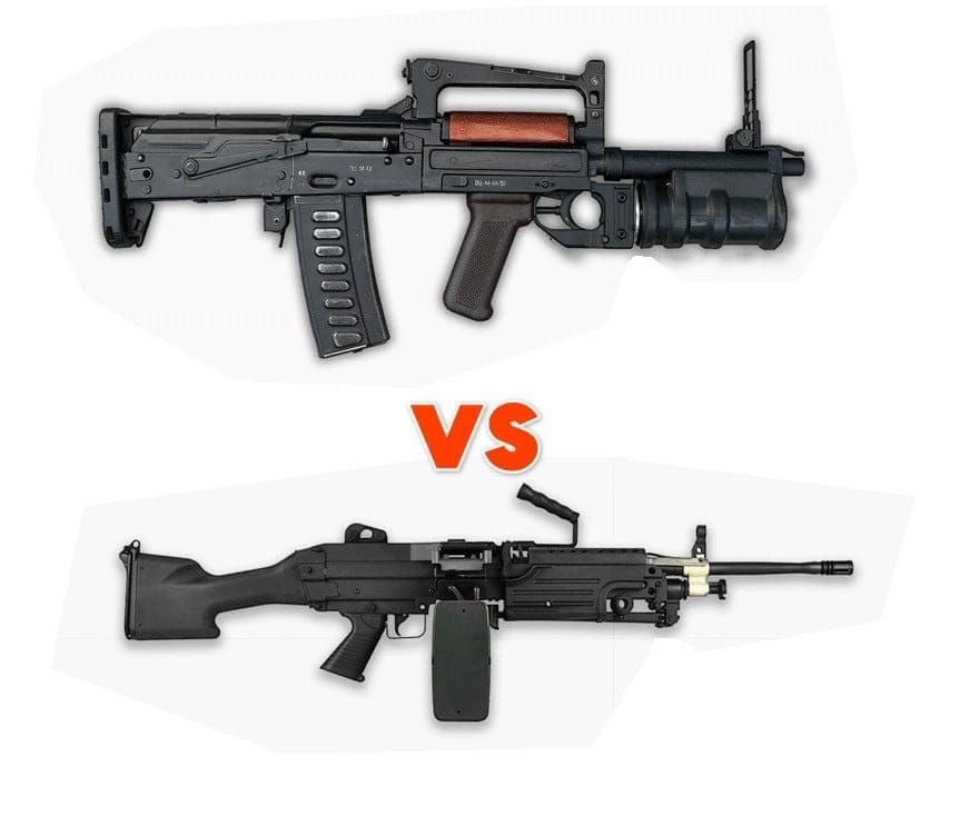 PUBG Mobile anti-shield weapons including M249, Groza, Beryl M762 and grenades