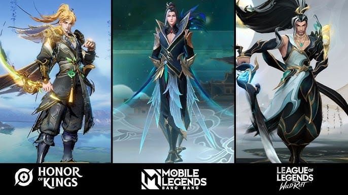 Сравнение облика Линга «Теневое затмение» с другими обликами в Mobile Legends Bang Bang