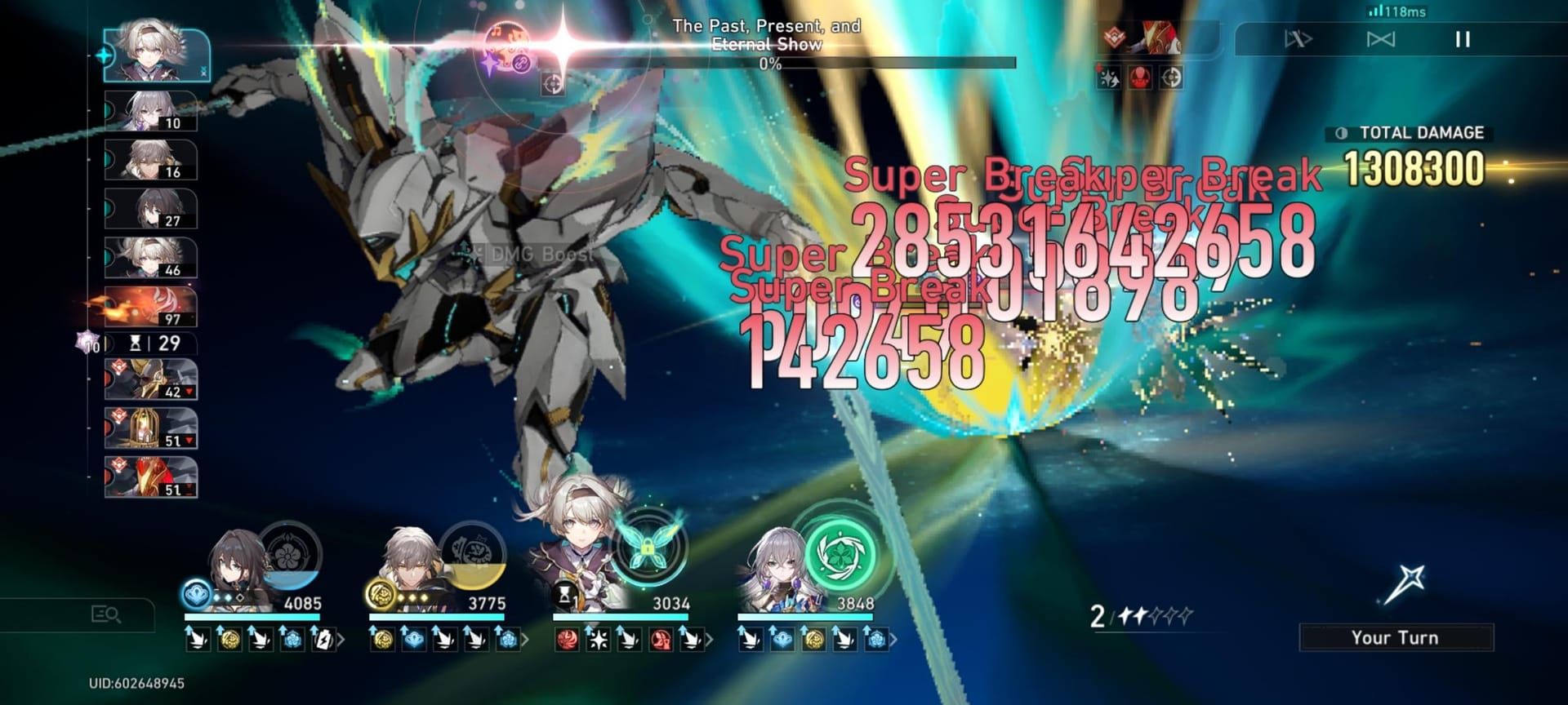 Honkai Star Rail Firefly optimal rotation guide with supports