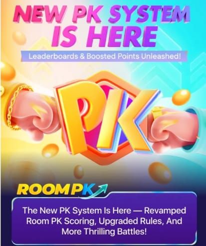 Скриншот комнаты Likee New Year PK с высокой активностью зрителей и чатом