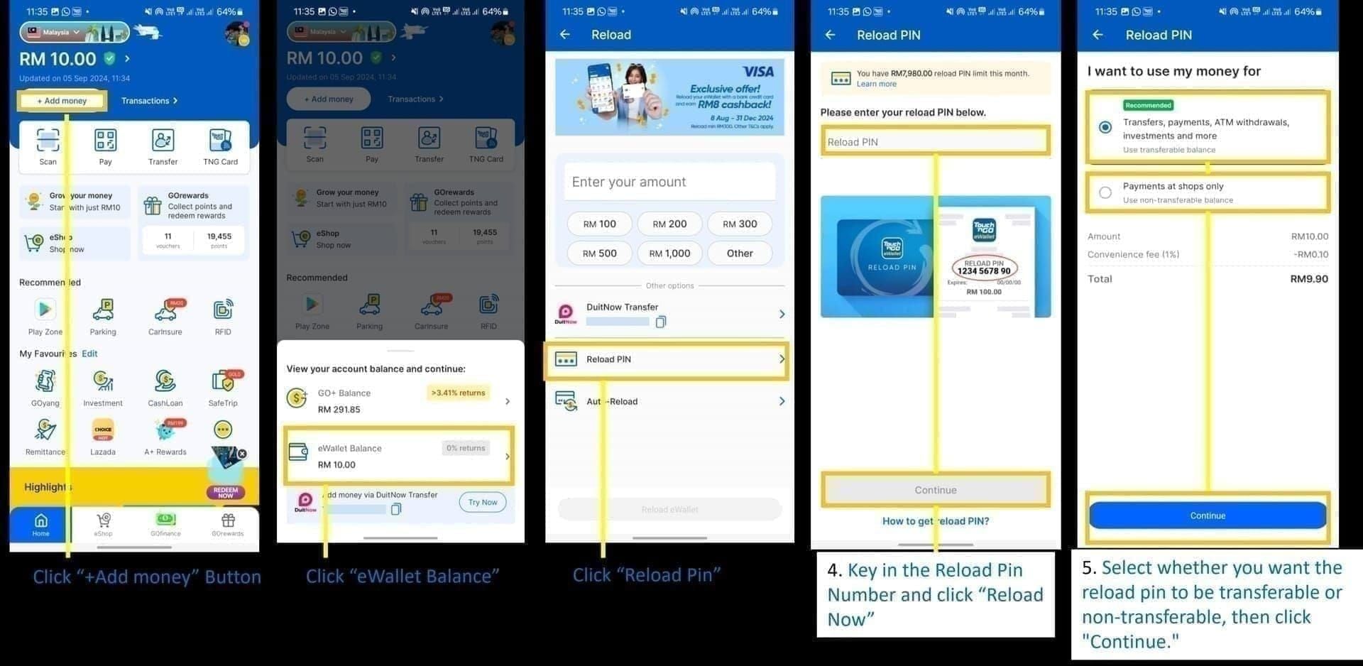 Как продолжать пользоваться TNG eWallet после отключения Debit Auto в мае 2026 года — руководство по использованию Reload Pin